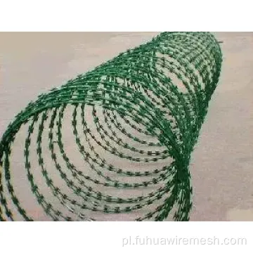 PVC powlekane brzytwy drut kolczasty